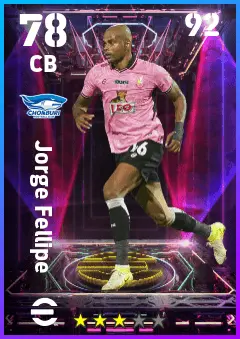 Jorge Fellipe eFootball 2026 player card — 78 OVR CB
