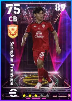 Saringkan Promsupa eFootball 2026 player card — 75 OVR CB