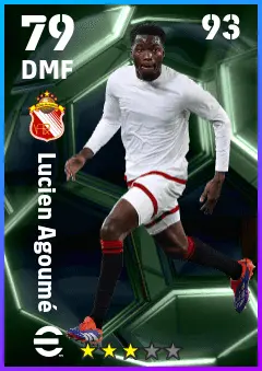 Lucien Agoume eFootball 2026 player card — 79 OVR DMF