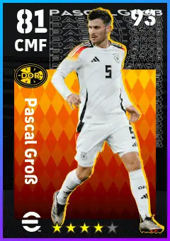 Pascal GroSS eFootball 2026 player card — 81 OVR CMF