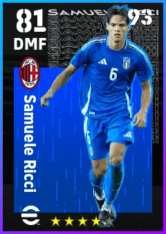 Samuele Ricci eFootball 2026 player card — 81 OVR DMF