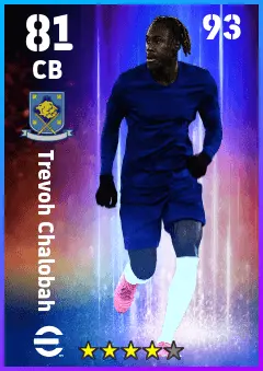 Trevoh Chalobah eFootball 2026 player card — 81 OVR CB