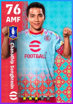 Chanathip Songkrasin eFootball 2026 player card — 76 OVR AMF