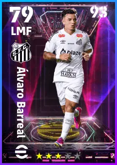 Alvaro Barreal eFootball 2026 player card — 79 OVR LMF
