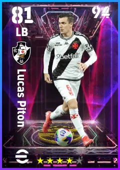 Lucas Piton eFootball 2026 player card — 81 OVR LB