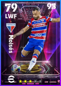 Moises eFootball 2026 player card — 79 OVR LWF