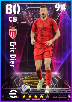 Eric Dier eFootball 2026 player card — 80 OVR CB