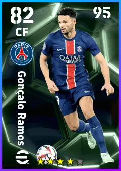 Goncalo Ramos eFootball 2026 player card — 82 OVR CF