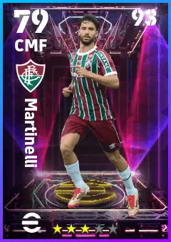 Martinelli eFootball 2026 player card — 79 OVR CMF