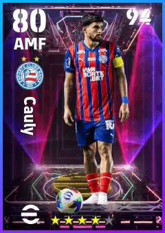Cauly eFootball 2026 player card — 80 OVR AMF