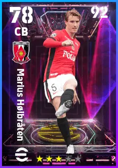 Marius Hoibraten eFootball 2026 player card — 78 OVR CB