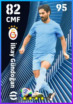 Ilkay Gundogan eFootball 2026 player card — 82 OVR CMF