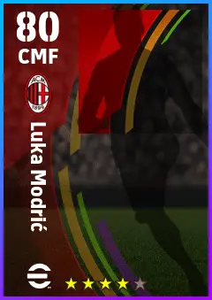 Luka Modric eFootball 2026 player card — 80 OVR CMF