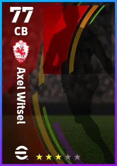 Axel Witsel eFootball 2026 player card — 77 OVR CB
