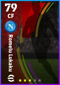 Romelu Lukaku eFootball 2026 player card — 79 OVR CF