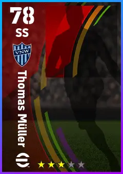 Thomas Muller eFootball 2026 player card — 78 OVR SS