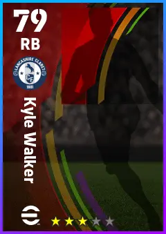 Kyle Walker eFootball 2026 player card — 79 OVR RB