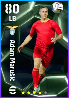 Adam Marusic eFootball 2026 player card — 80 OVR LB