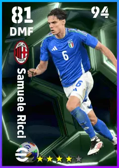 Samuele Ricci eFootball 2026 player card — 81 OVR DMF