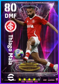Thiago Maia eFootball 2026 player card — 80 OVR DMF