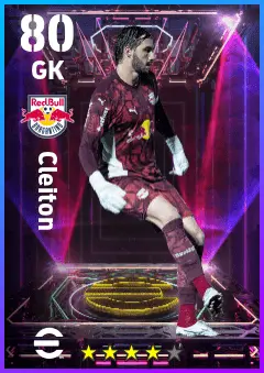 Cleiton eFootball 2026 player card — 80 OVR GK
