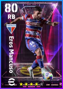 Eros Mancuso eFootball 2026 player card — 80 OVR RB