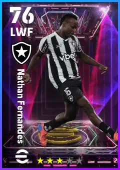 Nathan Fernandes eFootball 2026 player card — 76 OVR LWF