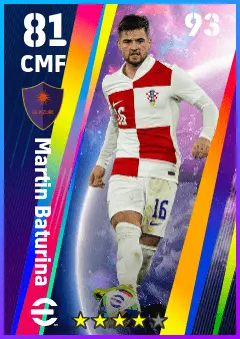 Martin Baturina eFootball 2026 player card — 81 OVR CMF