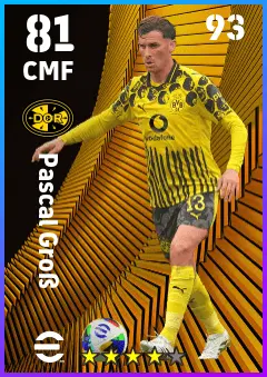 Pascal GroSS eFootball 2026 player card — 81 OVR CMF
