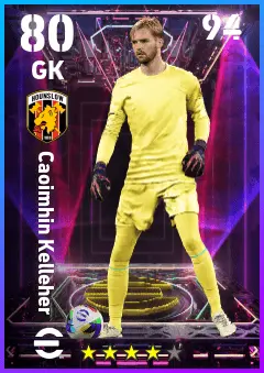 Caoimhin Kelleher eFootball 2026 player card — 80 OVR GK