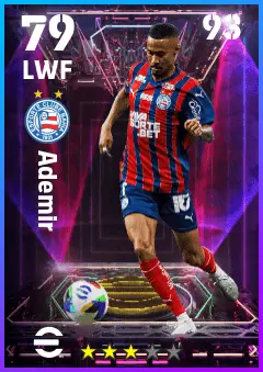 Ademir eFootball 2026 player card — 79 OVR LWF