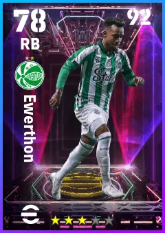 Ewerthon eFootball 2026 player card — 78 OVR RB