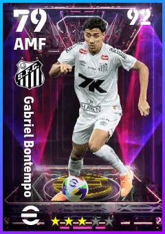 Gabriel Bontempo eFootball 2026 player card — 79 OVR AMF