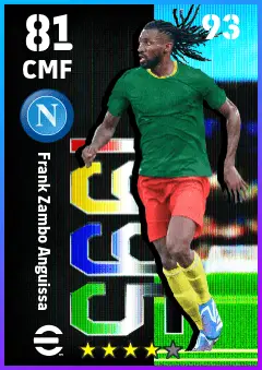 Frank Zambo Anguissa eFootball 2026 player card — 81 OVR CMF