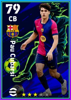 Pau Cubarsi eFootball 2026 player card — 79 OVR CB