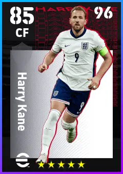 Harry Kane eFootball 2026 player card — 85 OVR CF