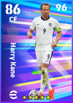 Harry Kane eFootball 2026 player card — 86 OVR CF