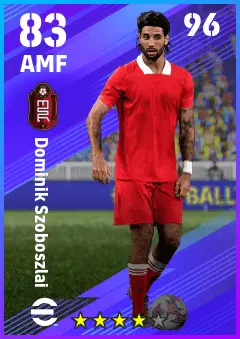 Dominik Szoboszlai eFootball 2026 player card — 83 OVR AMF