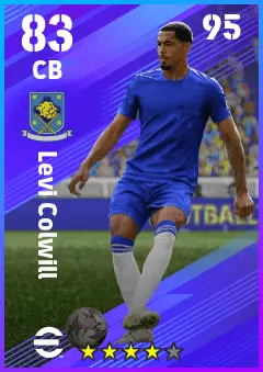 Levi Colwill eFootball 2026 player card — 83 OVR CB