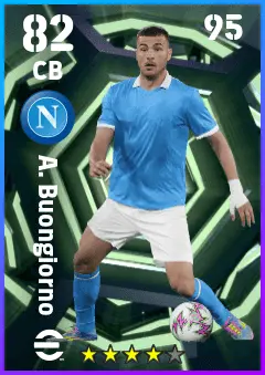 A. Buongiorno eFootball 2026 player card — 82 OVR CB