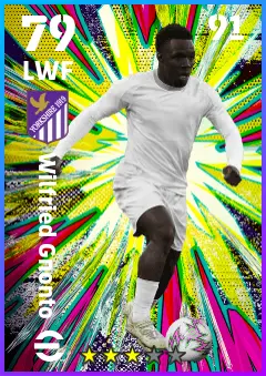 Wilfried Gnonto eFootball 2026 player card — 79 OVR LWF