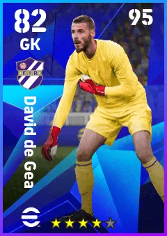 David de Gea eFootball 2026 player card — 82 OVR GK