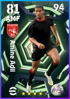 Amine Adli eFootball 2026 player card — 81 OVR AMF