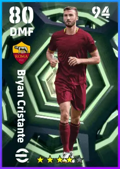 Bryan Cristante eFootball 2026 player card — 80 OVR DMF