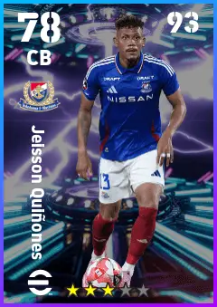 Jeisson Quinones eFootball 2026 player card — 78 OVR CB