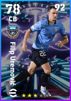 Filip Uremovic eFootball 2026 player card — 78 OVR CB