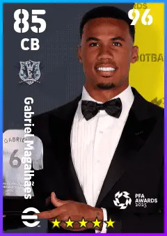 Gabriel Magalhaes eFootball 2026 player card — 85 OVR CB