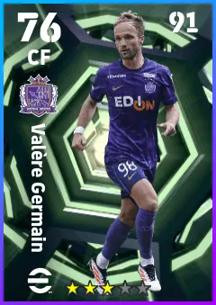 Valere Germain eFootball 2026 player card — 76 OVR CF