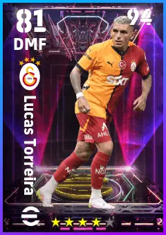 Lucas Torreira eFootball 2026 player card — 81 OVR DMF