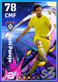 Dani Parejo eFootball 2026 player card — 78 OVR CMF
